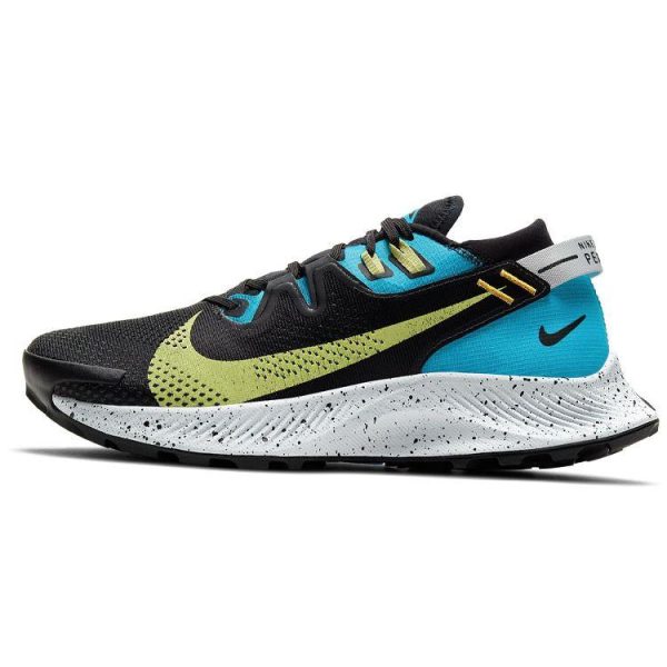 Nike Pegasus Trail 2 Laser Blue Limelight Black Off-Noir Dark-Sulfur (CK4309-003)