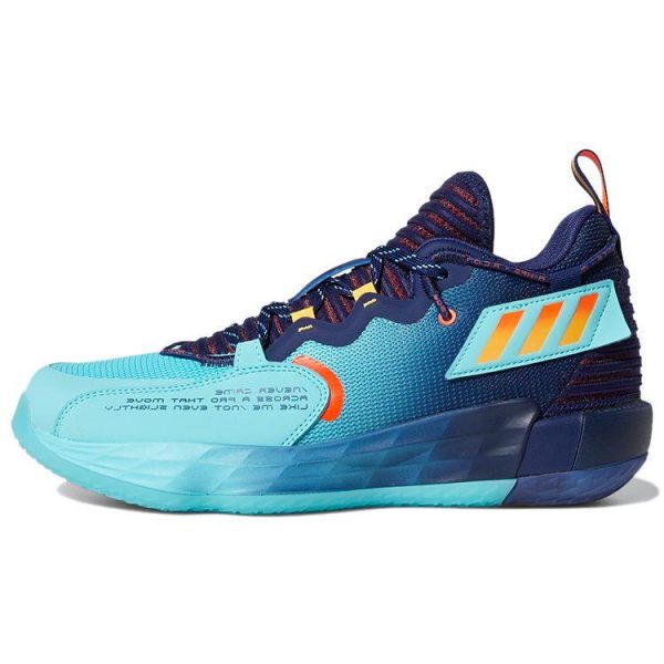 Adidas Dame 7 EXTPLY GCA Dark Blue   Pulse-Aqua Solar-Red (GV9878)