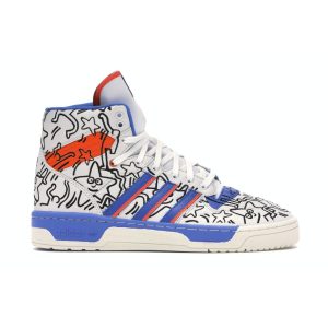 adidas Keith Haring x Rivalry High Pop Art White Crystal-White Blue (EE9296)