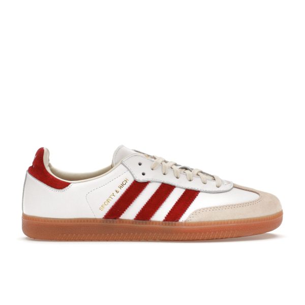 adidas Sporty  Rich x Samba OG White Core Burgundy Footwear-White Cloud-White (IF5660)