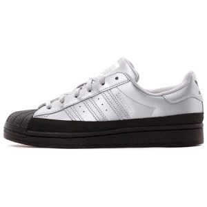 adidas Superstar Silver Metallic Black   Core-Black Grey-Two (FW3709)