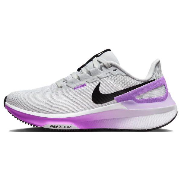 Nike Air Zoom Structure 25 White Fuchsia Dream Pure Platinum Black (DJ7884-100)