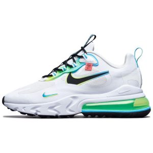 Nike Air Max 270 React Worldwide Pack     Blue-Fury Volt Black (CK6457-100)