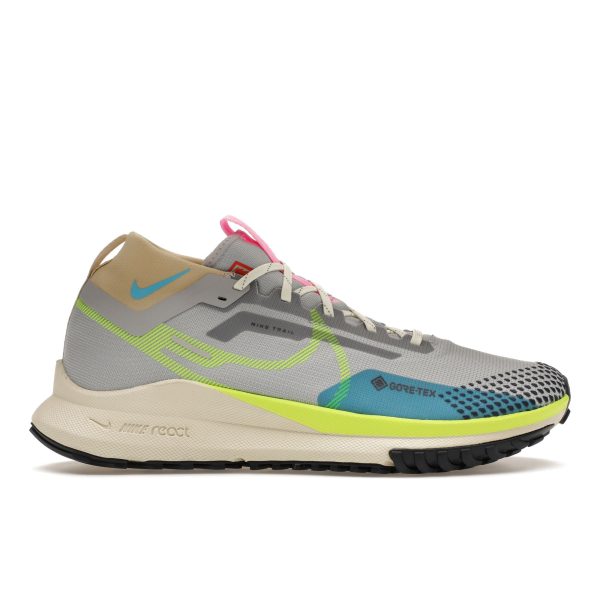 Nike React Pegasus Trail 4 GORE-TEX Wolf Grey Volt Stadium-Green (DJ7926-00240)