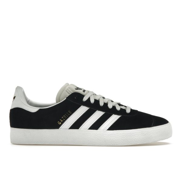 Adidas Gazelle ADV Black White   Core-Black Cloud-White Gold-Metallic (FX6563)
