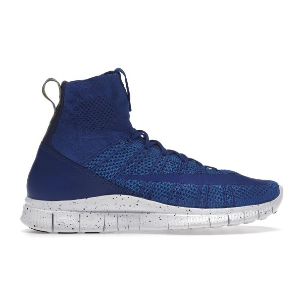 Nike Free Flyknit Mercurial Game Royal  WHITE-PHT-BL-GLD-LD (805554-400)