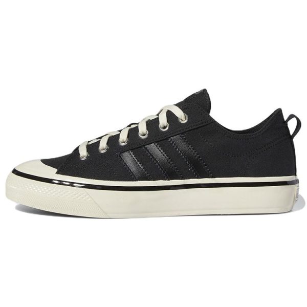 Adidas Nizza RF 74 Black White   Core-Black Cloud-White Gum-Three (GX8485)