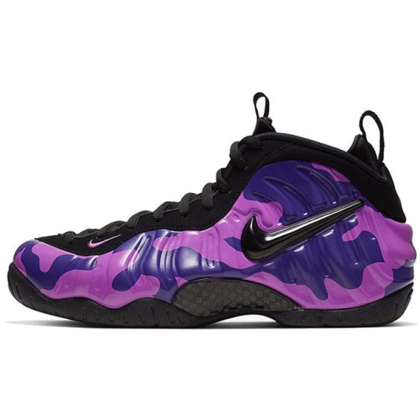 Nike Air Foamposite Pro Purple Camo Black Court-Purple-Hyper-Violet (624041-012)