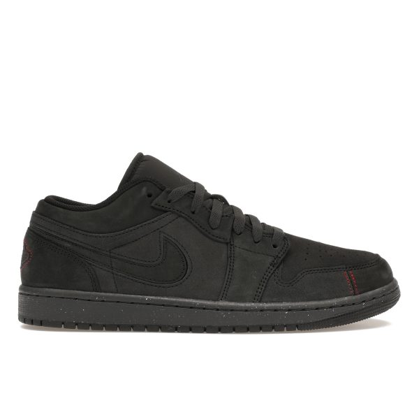 Air Jordan 1 Low SE Craft Dark Smoke Red    Dark-Smoke-Grey Varsity-Red (FD8635-001)