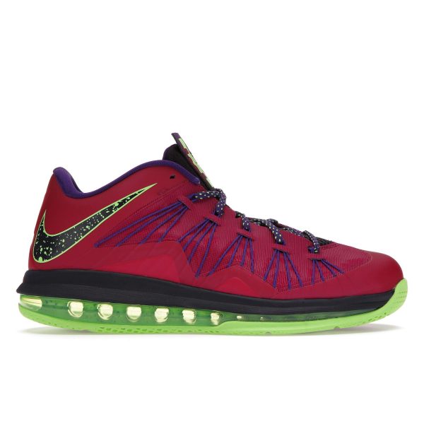 Nike   Air Max LeBron 10 Low LeBroncurial Red Raspberry-Red Court-Purple-Flash-Lime (579765-601)