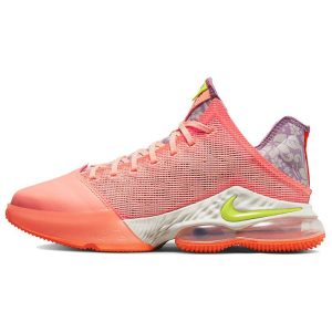 Nike LeBron 19 Low EP Hawaii  Crimson-Bliss Atomic-Green (DQ8343-600)