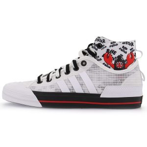 adidas Nizza High DL Save The Lobster White Footwear-White Scarlet (GY5340)