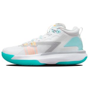 Air Jordan Jordan Zion 1 White Dynamic Turquoise   Laser-Orange Black (DA3130-101)