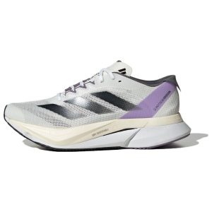 adidas Adizero Boston 12 White Shadow Violet   Cloud-White Core-Black (ID6900)