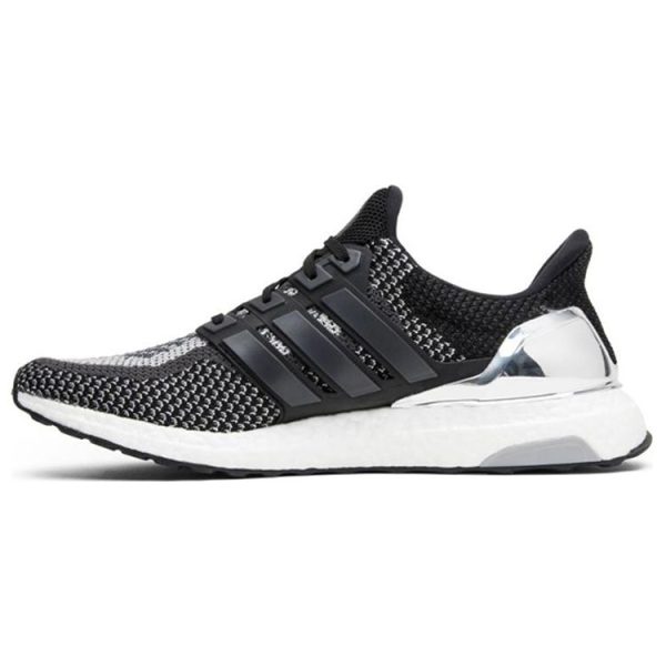adidas UltraBoost 20 J Silver Medal Black Core-Black Metallic-Silver (BA9615)