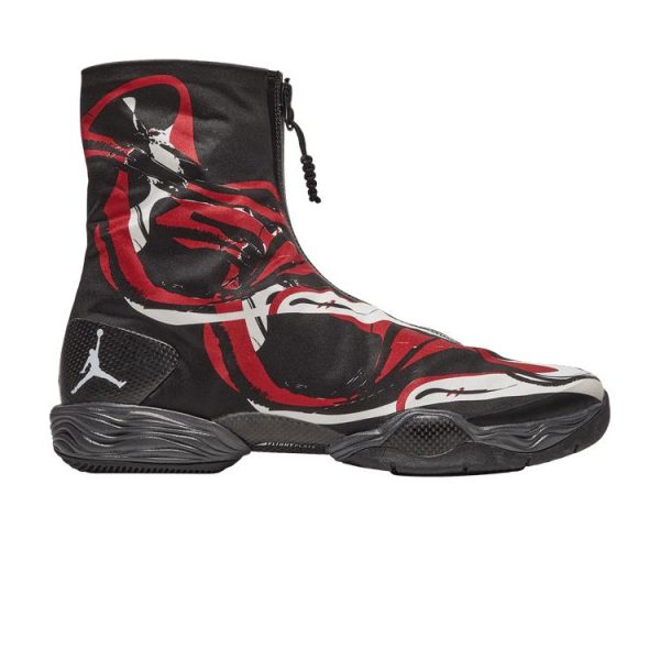 Air Jordan 28 Oak Hill Black White Gym-Red (555109-011)