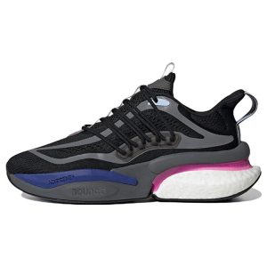 Adidas AlphaBoost V1 Black Blue Fuchsia   Core-Black Lucid-Fuchsia Blue-Dawn (HP6612)