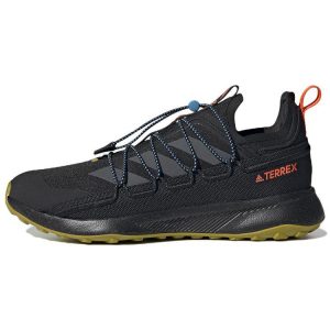 Adidas Terrex Voyager 21 Canvas Black Orange Gum   Core-Black Grey-Five Impact-Orange (GX8676)