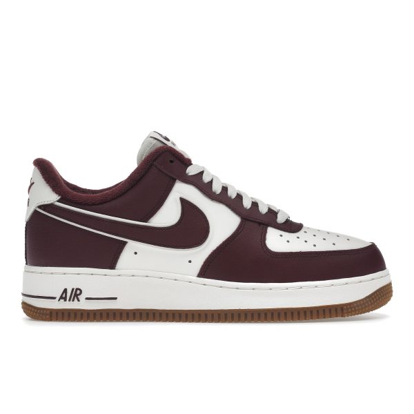 Nike Air Force 1 07 LV8 College Pack    Night Maroon Red Sail Gum - (DQ7659-102)