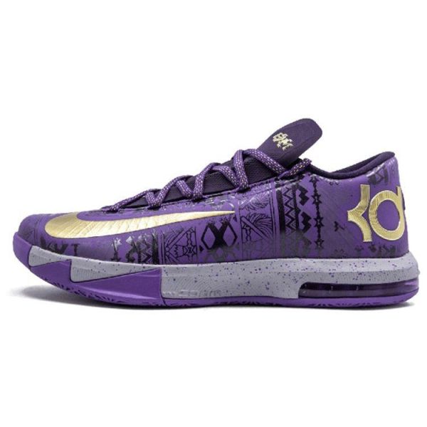 Nike KD 6 BHM Purple Purple-Venom Metallic-Gold-Purple-Dynasty (646742-500)