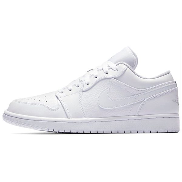 Air Jordan 1 Retro Low Pure Platinum White Pure-Platinum-White (553558-109)