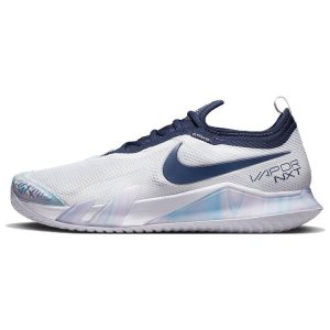 NikeCourt React Vapor NXT White Midnight Navy   Glacier-Ice (CV0724-102)