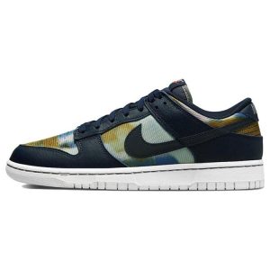 Nike Dunk Low Premium Graffiti Pack    Obsidian Blue Summit-White (DM0108-400)