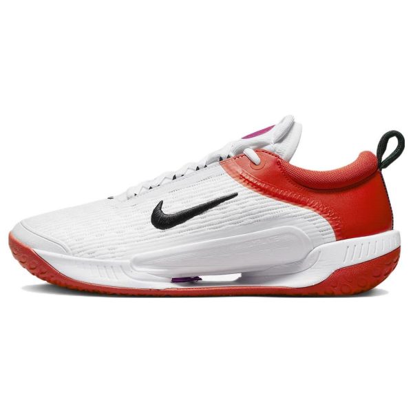 NikeCourt Zoom NXT HC White Picante Red   Fuchsia-Dream Black (DV3276-100)