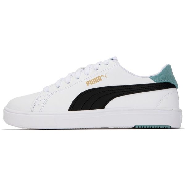 Puma Serve Pro Lite White Mineral Blue Black Team-Gold (374902-14)