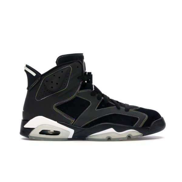 Air Jordan 6 Retro Lakers Black Varsity-Purple White (384664-002)