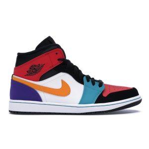 Air Jordan 1 Mid Multi-Color  ---- (554724-125)