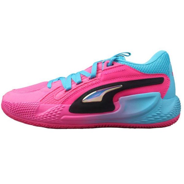 Puma Court Rider Chaos Imbalance   Pink Fluro-Pink-Pes Bright-Aqua (378613-01)