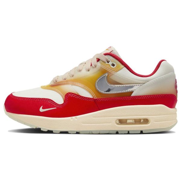 Nike Air Max 1 Soft Vinyl   Red Sail Metallic-Silver (FN7683-133)