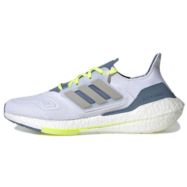 Adidas UltraBoost 22 White Linen Green   Cloud-White Metal-Grey (GX5912)