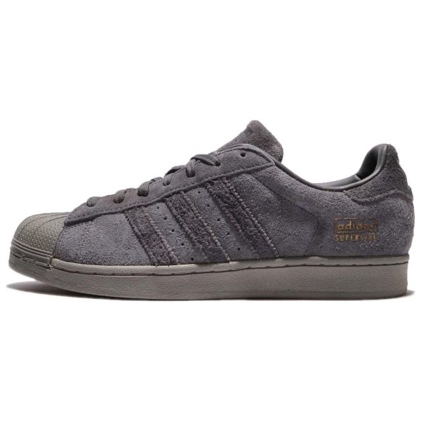 Adidas Superstar Grey   Grey-Five Utility-Black (BZ0216)