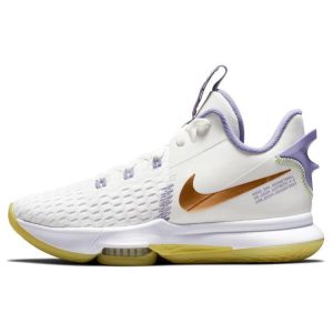 Nike LeBron Witness 5 Summit White Metallic Bronze Light-Zitron (CQ9380-10246)