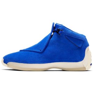 Air Jordan 18 Retro Blue Suede   Racer-Blue Sail (AA2494-401)