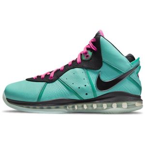 Nike LeBron 8 Retro South Beach 2021 Teal Pink-Flash Filament-Green (CZ0328-400)