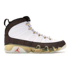 Air Jordan 9 Retro MOP Melo White Tea-Berry Bordeaux (302370-122)