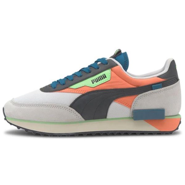 Puma Future Rider Neon Play -   Fusion Coral White (373383-02)