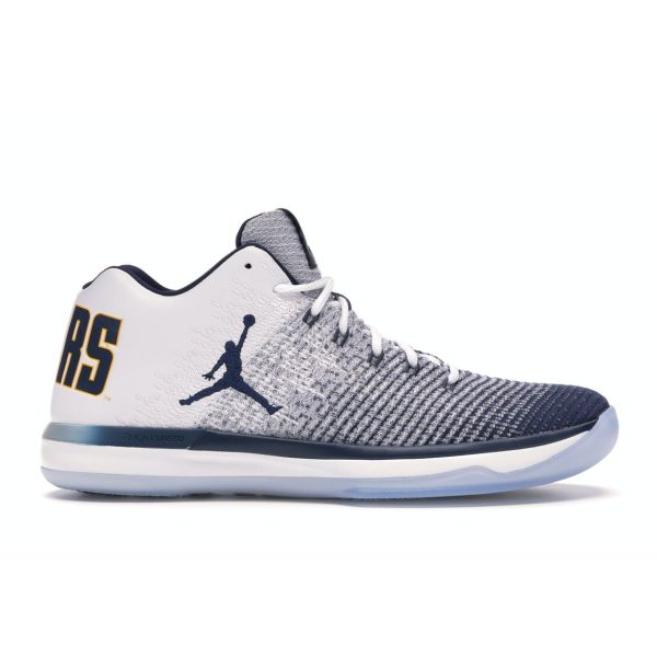 Air Jordan 31 Low Cal White Amarillo-College-Navy (897564-118)