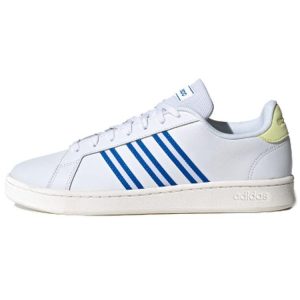 Adidas Grand Court Glory Blue   White Cloud-White Yellow-Tint (EH2059)