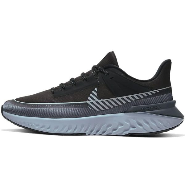 Nike Legend React 2 Shield Reflective Silver   Black Reflect-Silver Dark-Grey (BQ3382-001)