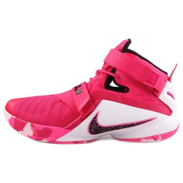 Nike LeBron Soldier 9 Think Pink Vvd-Pnk Mtllc-Slvr-White-Pnk-P (749417-601)