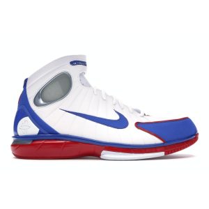 Nike Air Zoom Huarache 2K4 All-Star 2016 White Game-Royal-Sport-Red-Metallic-Silver (308475-100)