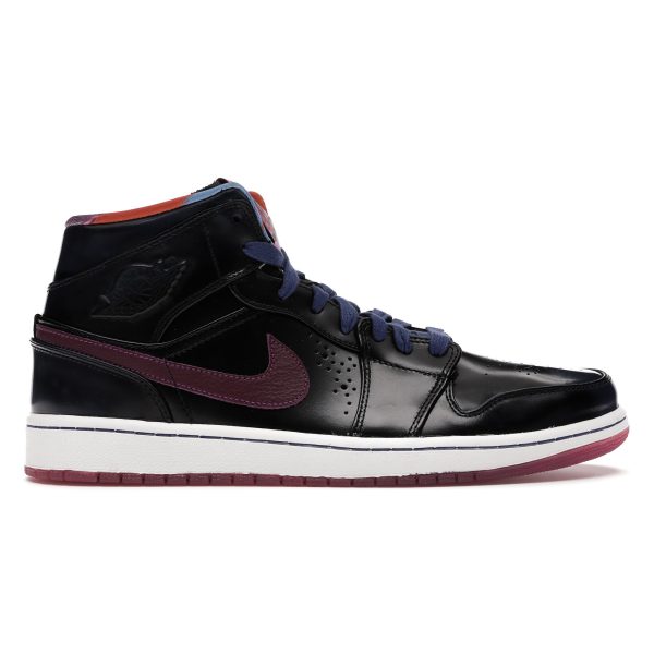 Air Jordan 1 Mid Nouveau YOTH Deep Royal  Dp-Royal-Blue Rd-Vlt-Blk-Wht (652484-405)