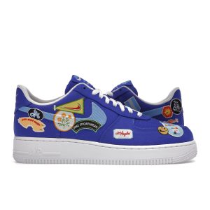 Nike Air Force 1 07 Patched Up -   Los Angeles Blue Racer-Blue University-Blue (DX2304-400)