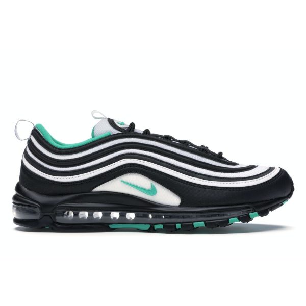 Nike Air Max 97 Clear Emerald Blue Black Clear-Emerald-White (921826-013)