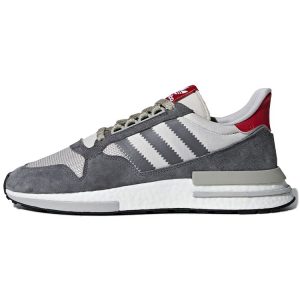 adidas ZX 500 Boost Grey White Scarlet (B42204)