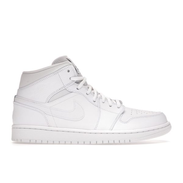 Air Jordan 1 Retro Mid White - (554724-110)